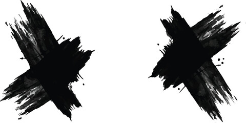 Abstract Black and White Art Background with Dynamic Shapes and Forms