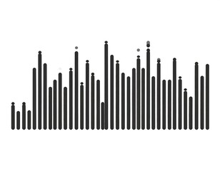 Graph of sound waves
