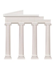 Obraz premium Classical temple facade