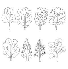 decorative black and white background featuring hand-drawn sketches of trees, simple shapes, and digital line art. The elegant composition combines groups of forms with artistic beauty, blending minim