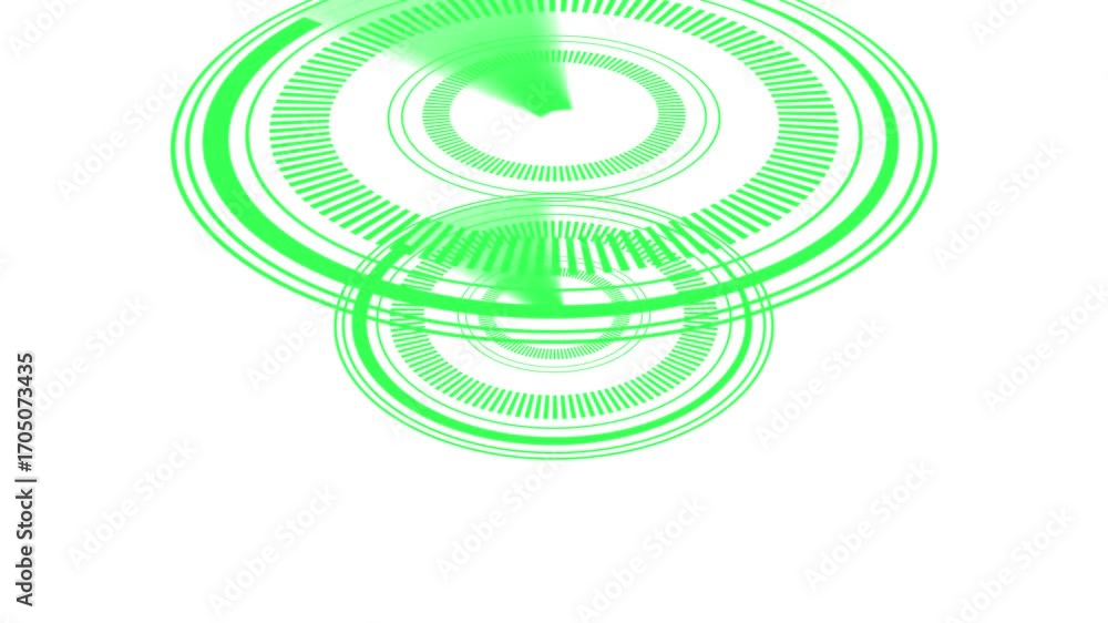 Aufkleber cyberpunk hud navigation system interface glowing teal marker digital map animation seamless loop. a