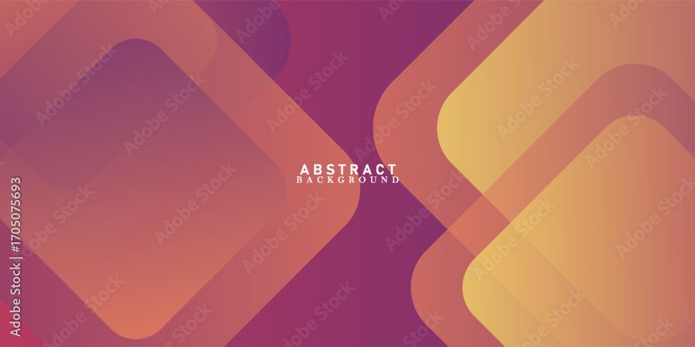 Poster abstract orange and yellow geometric background. dynamic shapes composition. cool background design 