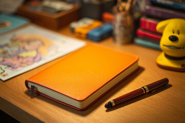 notebook and pen