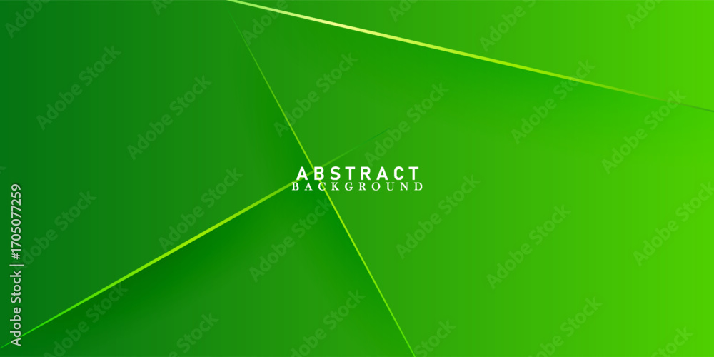 Poster abstract green background with overlap shadow lights pattern. colorful green design. simple and mode