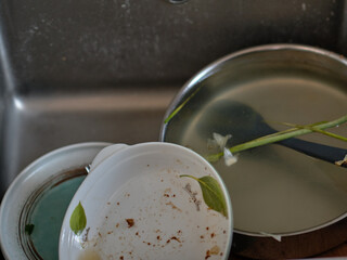 dirty dishes