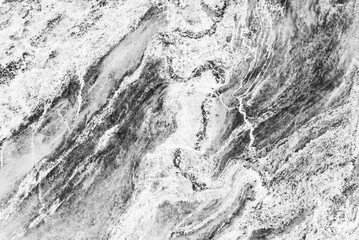 Black and white pattern texture on old marble. Abstract background.