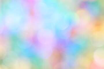 カラフルな丸ボケ