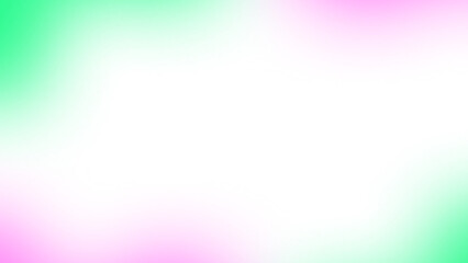 Abstract element with blurred glowing pastel pink and green gradient