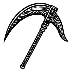 scythe vector icon