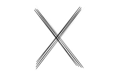chopsticks isolated on white
