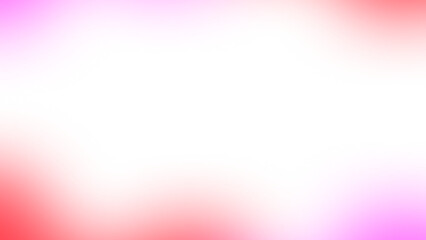 Abstract element with blurred glowing pastel pink and red gradient