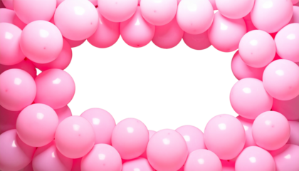 A festive bunch of colorful balloons floats against a bright background, perfect for a celebration or birthday illustration