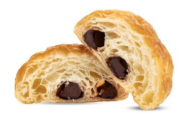pain au chocolate on transparent png
