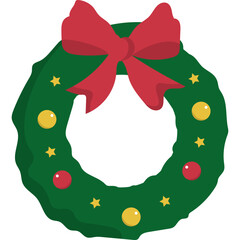 Christmas Green Wreath Decoration