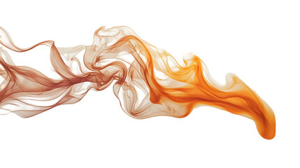 Fire flame isolated on a transparent background