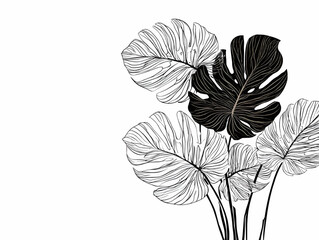 Abstract Minimalist Vector SVG Background with Plain White Color and Flat Design