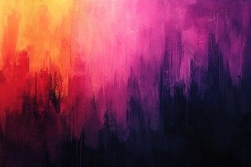 Vibrant abstract artwork showcasing a blend of colors in a captivating gradient