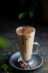 Indulge in a Deliciously Rich Chocolatey Coffee Drink, Artfully Presented
