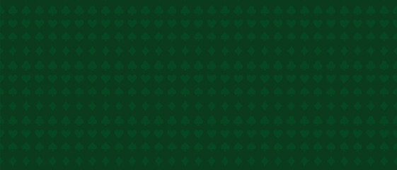 Casino Background with Colorful Card Suits and Gambling Elements . Elegant Gambling Vector with Card Suits . Vector Illustration