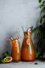Enjoy a Refreshing and Delightful Passion Fruit Drink made with