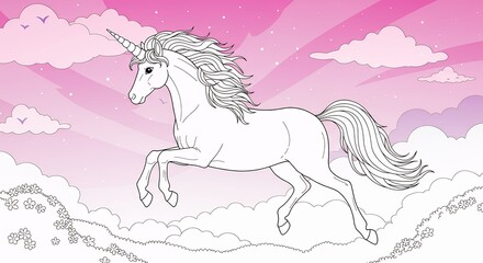 Magical unicorn image