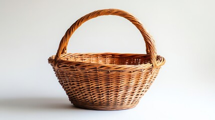 basket against white background