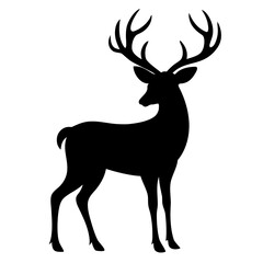 deer silhouette vector