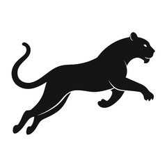 silhouette of a cheetah