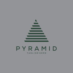 creative logo minimal vector design triangle pyramid