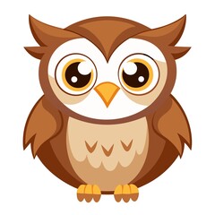 owl on transparent background