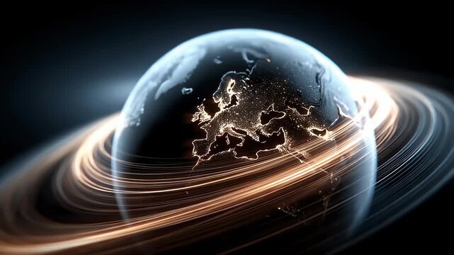 Data Flow and Global Interconnection Around the Earth