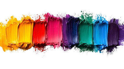 rainbow gradient overlay isolated on a transparent background