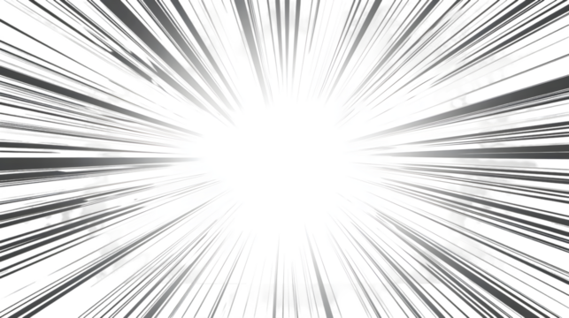 ray frame burst background isolated on a transparent background