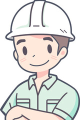 안전모를 쓴 사람