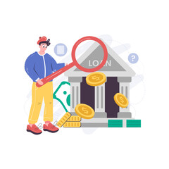 Business & Finance Illustration Pack – Loan, Fintech, Investment, and Modern Financial Concept