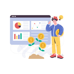 Business & Finance Illustration Pack – Loan, Fintech, Investment, and Modern Financial Concept