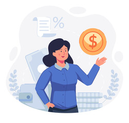 Loan Illustration Pack – Modern Flat Design for Banking, Credit, and Financial Services