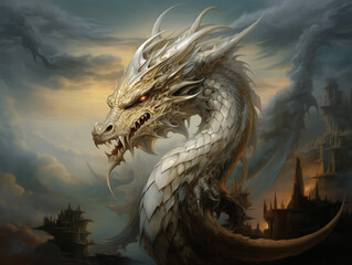 Ethereal Flight Toward the Moon