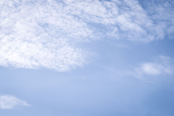 Fototapeta premium Sky cloudscape with blue sky and white clouds