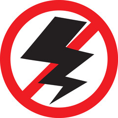 NoVolt Symbol, PowerBan Icon, ShockFree Mark, ZeroCharge Design