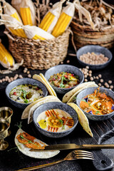 Exploring Delicious Dishes Featuring Tacos and Colorful, Fresh Ingredients for