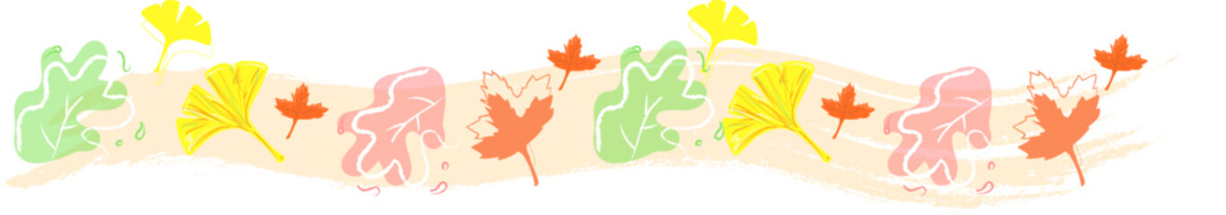 Autumn leaf fall frame. Colorful maple leaves.