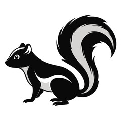 vector image of a squirrel 