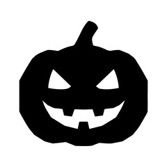 Halloween pumpkin with transparent background