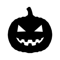 Halloween pumpkin with transparent background