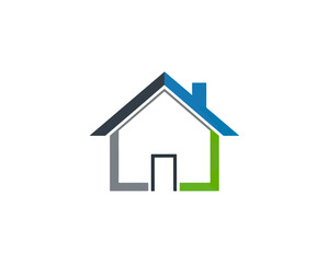 Obraz premium House icon graphic design