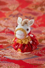 お正月　巳年イメージ