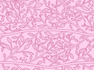 Fototapeta premium 木の枝のシームレスパターン B-1