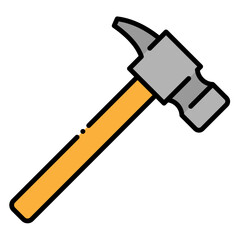 Hammer Icon, Construction Tool, Repair Equipment