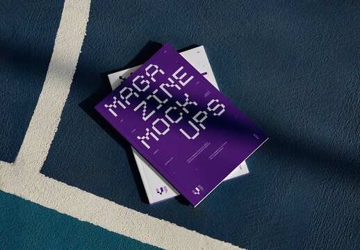 Pair Outdoor Magazine PSD Mockup